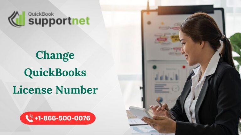 Change QuickBooks License Number