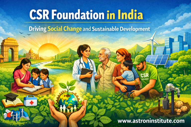 CSR Foundation in India: Driving Social Change and Sustainable Development