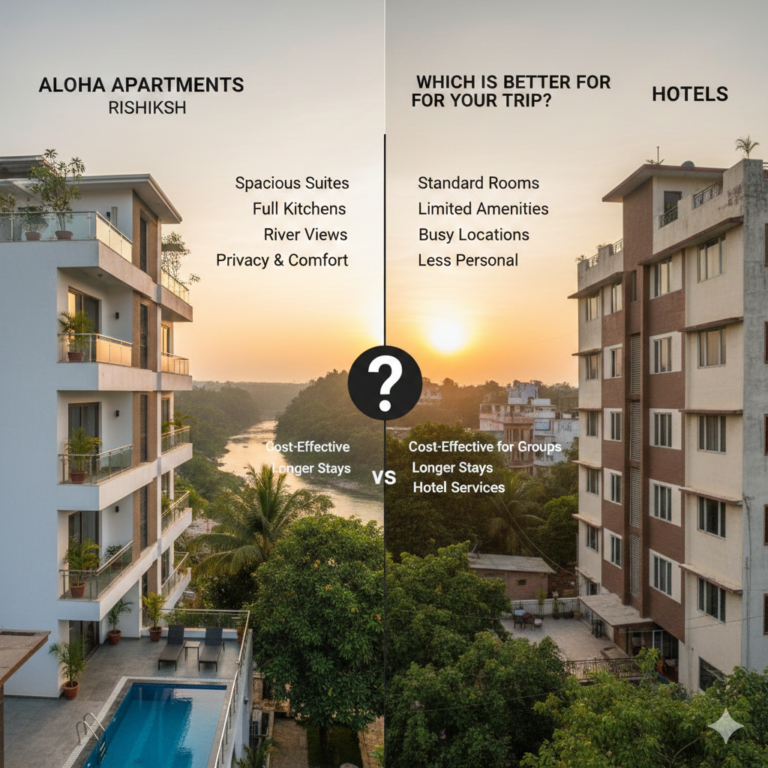Aloha Apartments Rishikesh vs Hotels: Which Is Better for Your Trip?