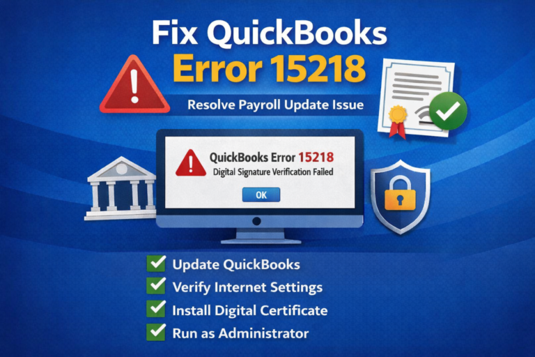 QuickBooks Error 15218