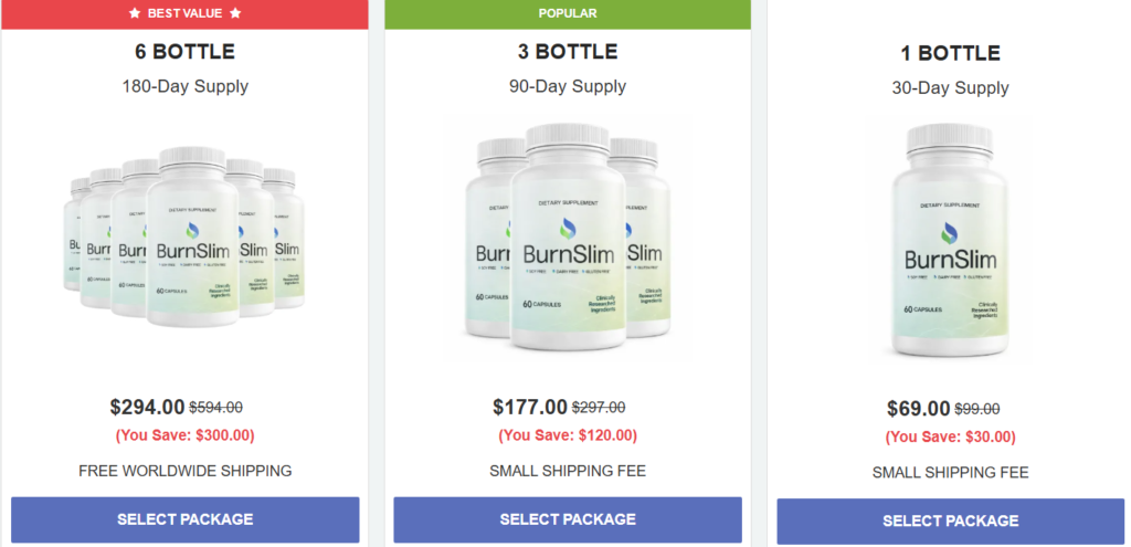 Burn slim Official website