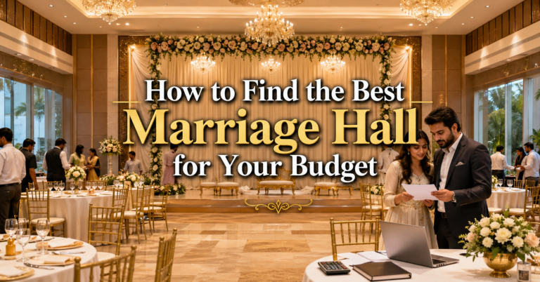 How to Find the Best Marriage Hall for Your Budget
