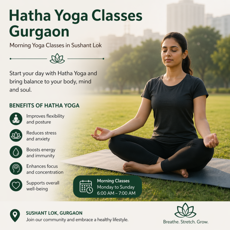 Hatha yoga classes Gurgaon