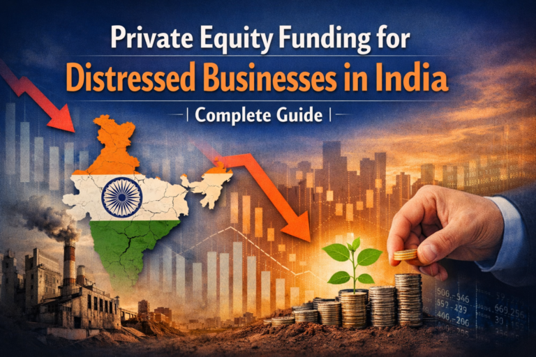 Private Equity Funding for Distressed Businesses in India Private Equity Funding for Distressed Businesses