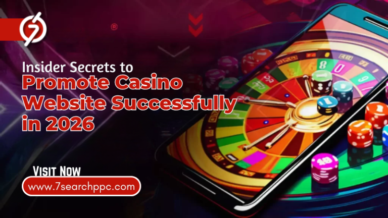 Digital marketing strategy for casino website promotion in 2026 with traffic growth, targeting, and conversion optimization visuals