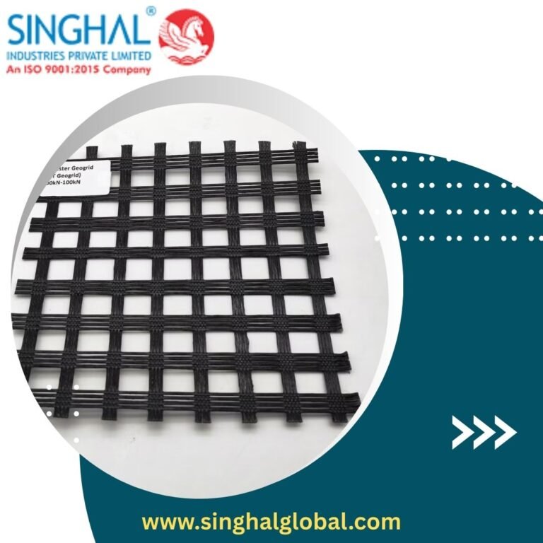 Polyester geogrid