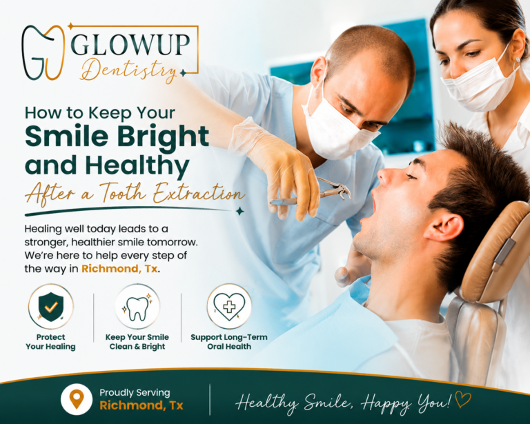 After tooth ex glow up dentistry