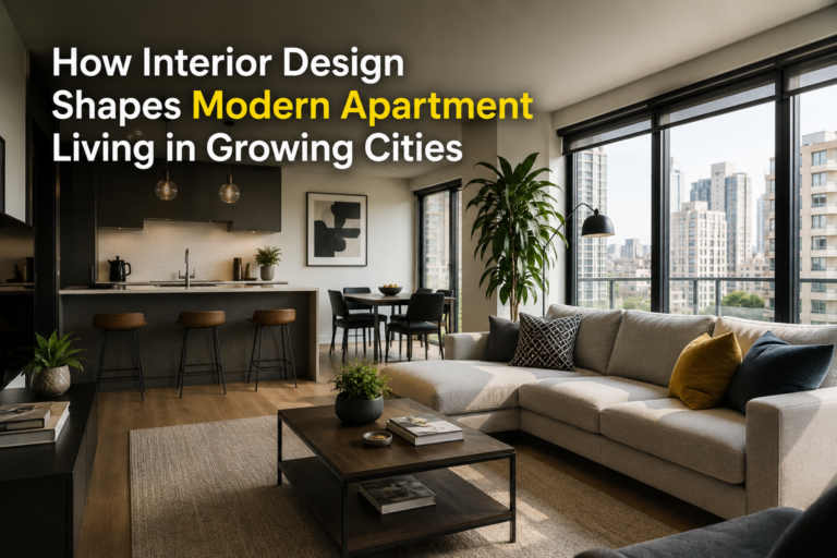 image of How Interior Design Shapes Modern Apartment Living in Growing Cities