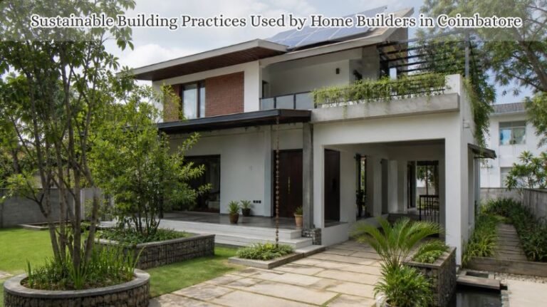 Sustainable Building Practices Used by Home Builders in Coimbatore