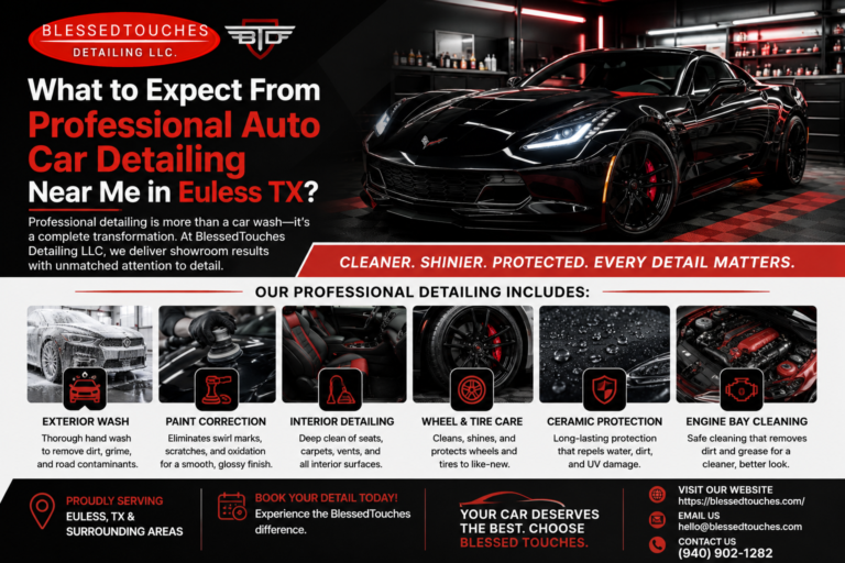 What to Expect From Professional Auto Car Detailing Near Me in Euless TX? auto car detailing near me