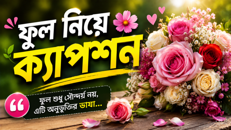 ফুল নিয়ে ক্যাপশন