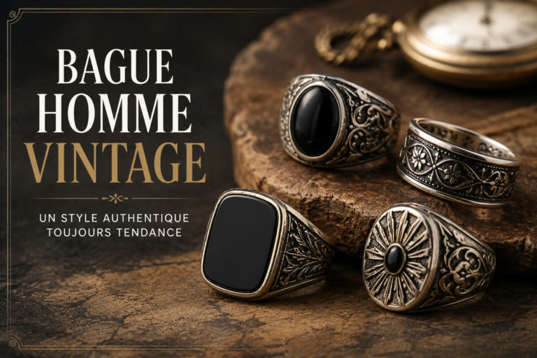 Bague Homme Vintage : Un Style Authentique Toujours Tendance Bague Homme