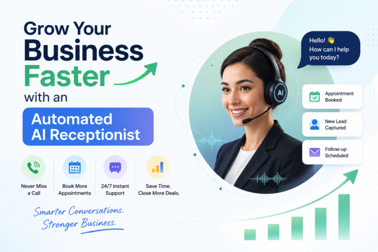 Grow Your Business Faster with an Automated AI Receptionist