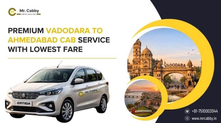 Vadodara to Ahmedabad Cab