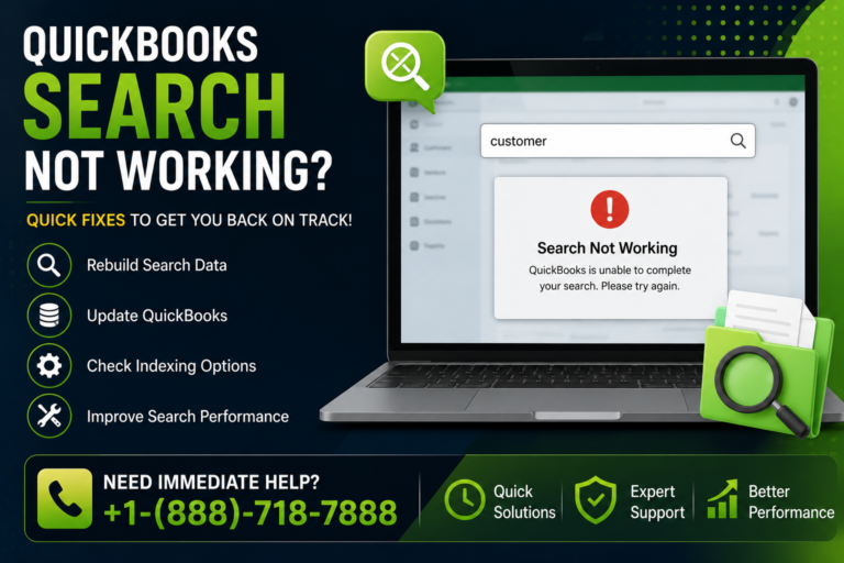 QuickBooks Search Not Working - (Data Service Team)